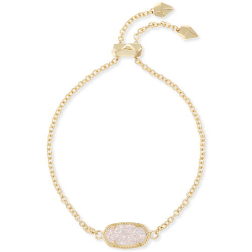 Elaina Gold Adjustable Chain Bracelet in Iridescent Drusy - 4217714522.png
