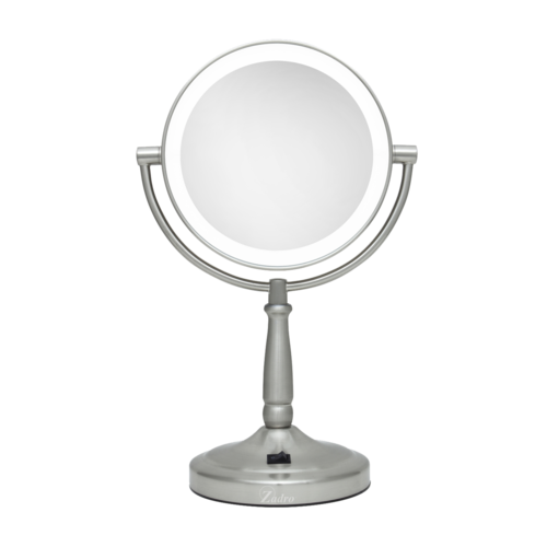 Cordless Dual-Sided LED Lighted Round Vanity Mirror 10X/1X - LEDMV410.png